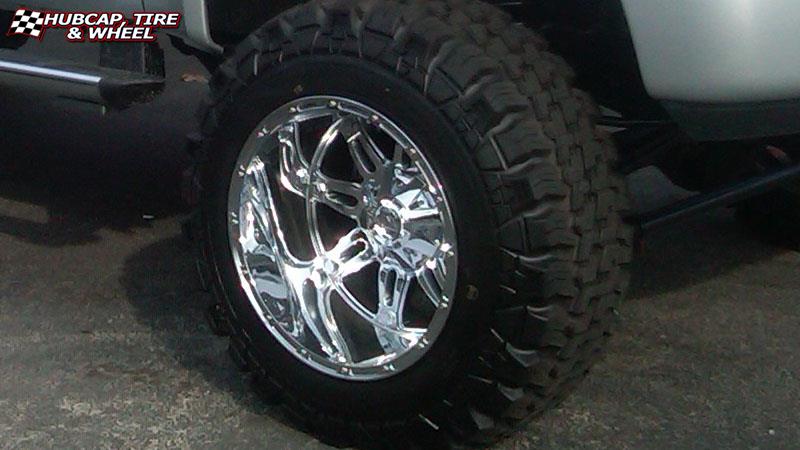 vehicle gallery/ford f 250 fuel hostage d530 0X0  Chrome wheels and rims