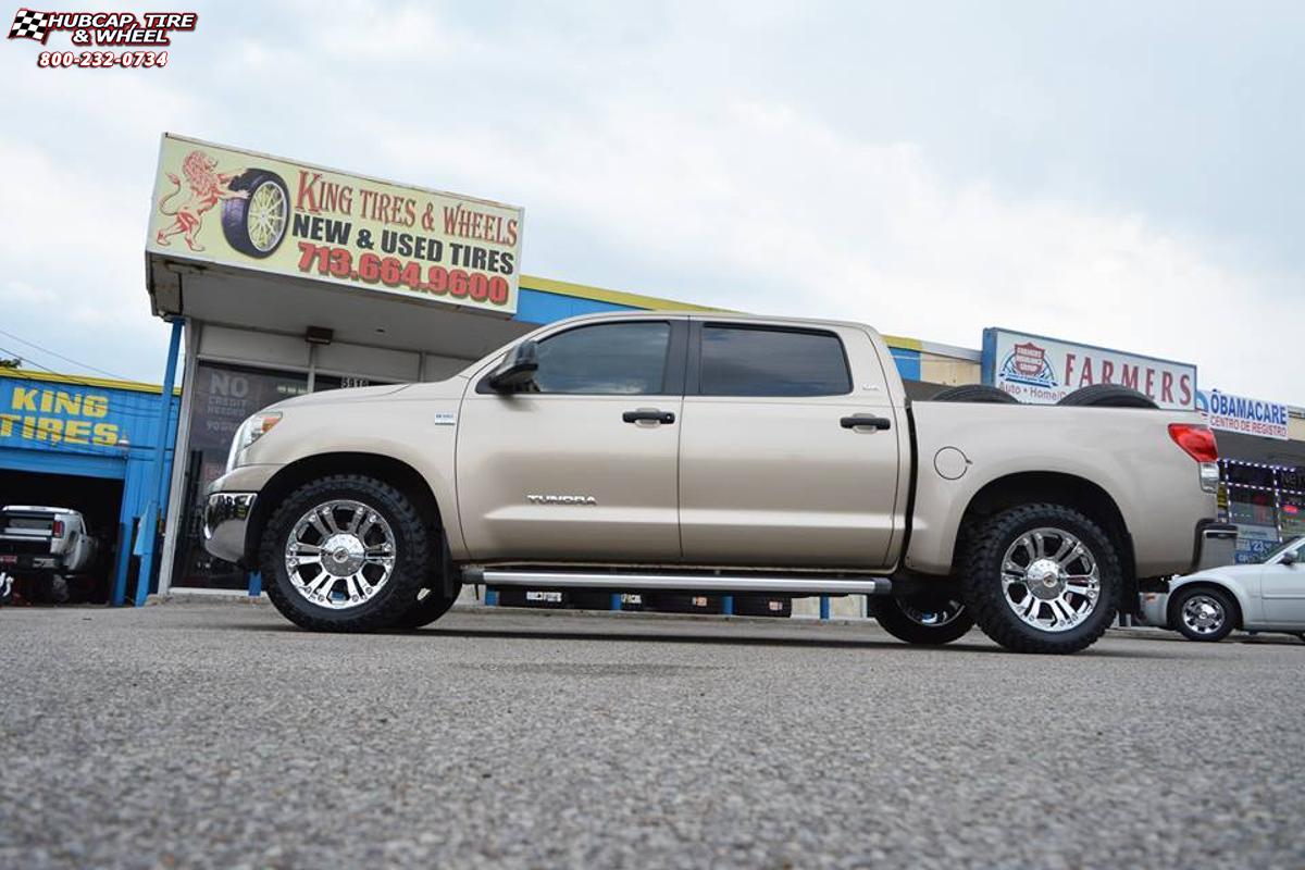 vehicle gallery/2008 toyota tundra xd series xd778 monster x  Chrome wheels and rims
