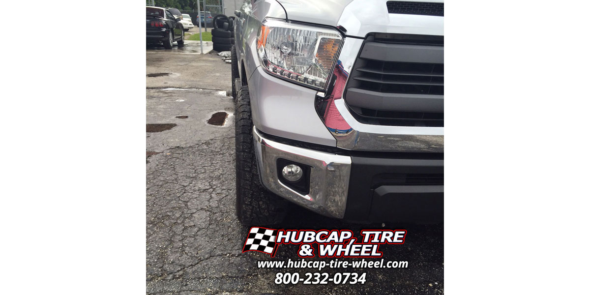 vehicle gallery/toyota tundra fuel krank d517 20X9 Matte Black & Milled wheels and rims