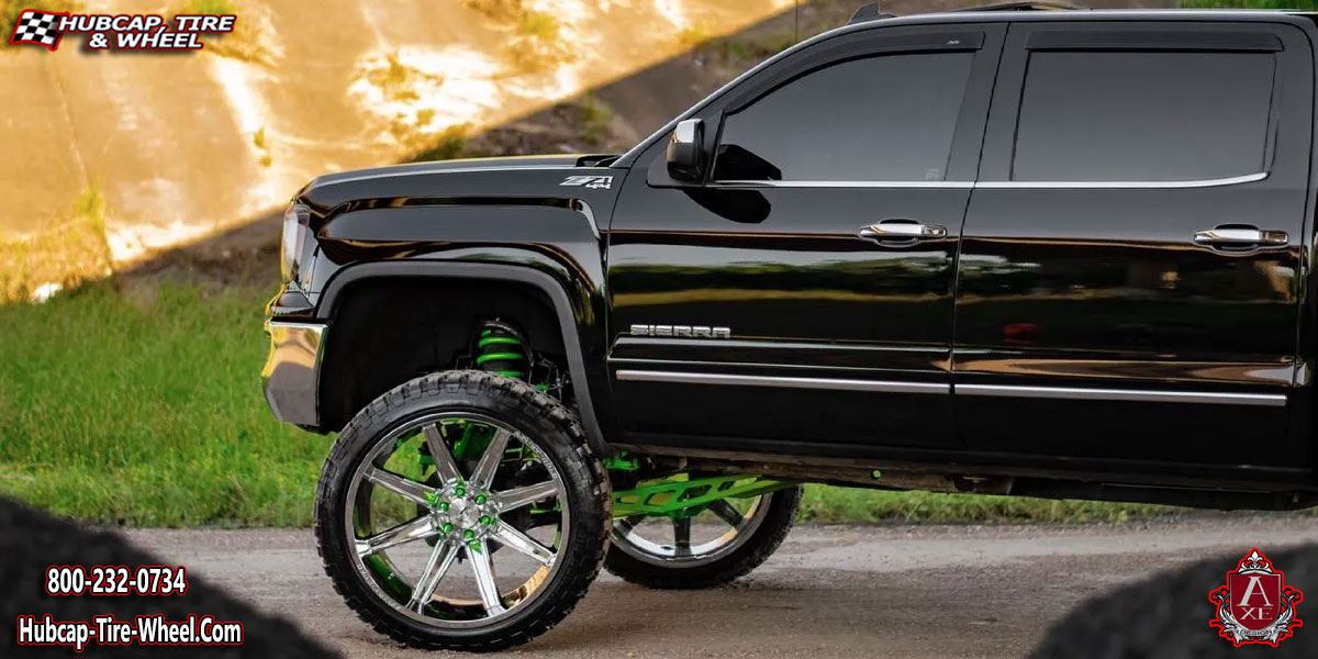 2016 gmc sierra axe off road artemis chrome 26x14 custom wheels aftermarket rims.html Chrome wheels and rims