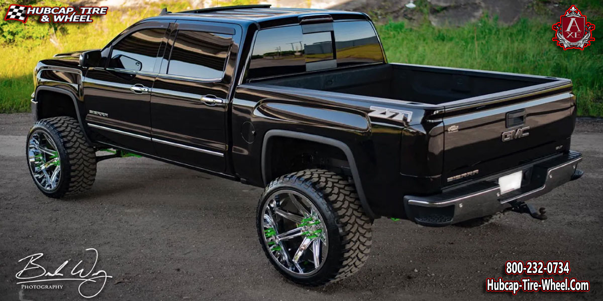 2016 gmc sierra axe off road artemis chrome 26x14 custom wheels aftermarket rims.html Chrome wheels and rims