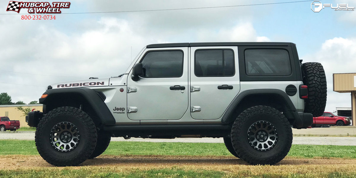 vehicle gallery/2017 jeep rubicon fuel d601 vector anthracite 17x9 custom aftermarket  Anthracite wheels and rims