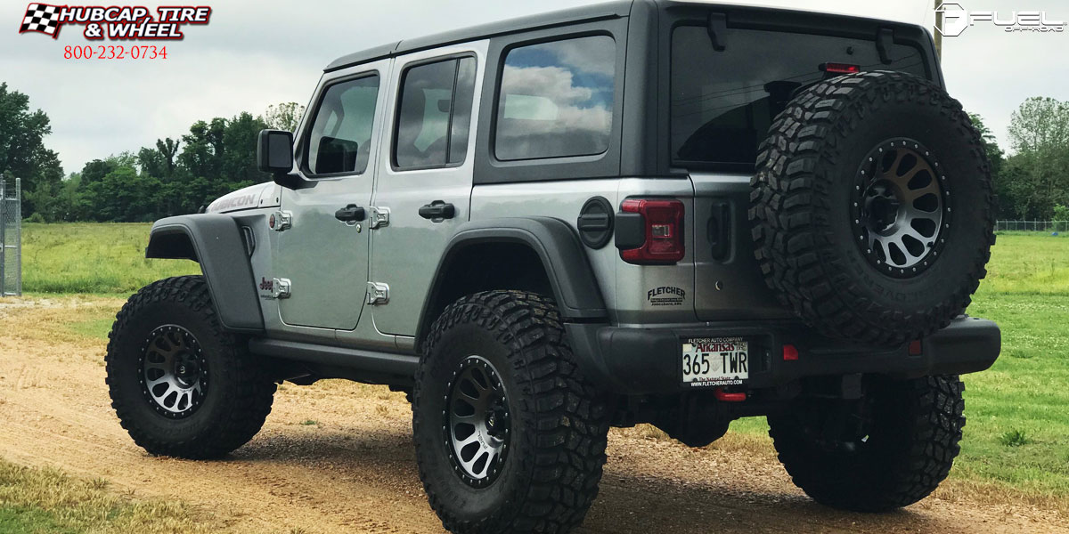 vehicle gallery/2017 jeep rubicon fuel d601 vector anthracite 17x9 custom aftermarket  Anthracite wheels and rims