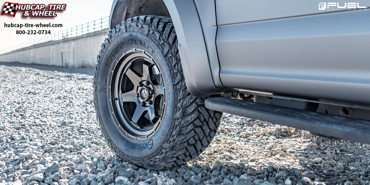 vehicle gallery/2018 ford f 150 raptor fuel d664 shok matte black 20x9 custom aftermarket truck  Matte Black wheels and rims