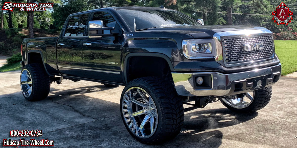 2019 gmc sierra axe off road artemis chrome 24x14 custom wheels aftermarket rims.html Chrome wheels and rims