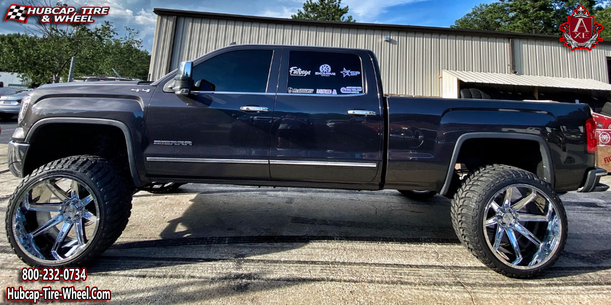 2019 gmc sierra axe off road artemis chrome 24x14 custom wheels aftermarket rims.html Chrome wheels and rims