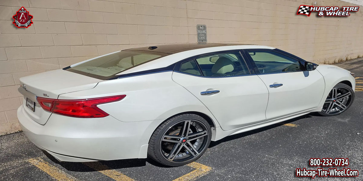 2019 nissan maxima axe ex20 gloss black machined face 18x9 custom wheels aftermarket rims.html Gloss Black Machined Face wheels and rims