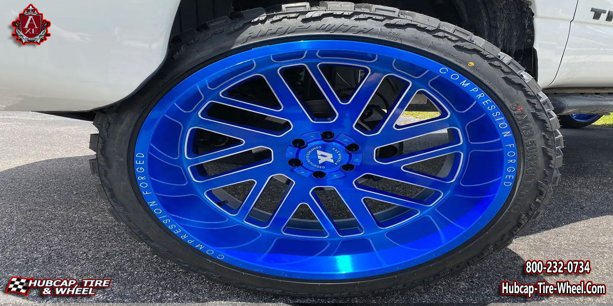 2019 nissan titan xd ax27 compression forged candy blue milled 24x14 custom wheels aftermarket rims.html Candy Blue Milled wheels and rims