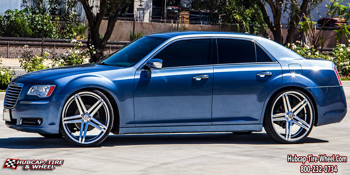 2021 chrysler 300 c strada domani chrome 20x85 aftermarket custom rims wheels.html Chrome wheels and rims