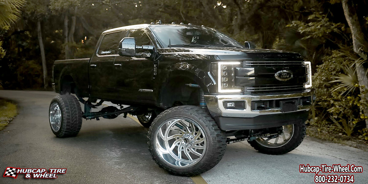 2021 ford f 250 kg1 forged bounty kf006 polished 24x14 aftermarket custom rims wheels.html Polished wheels and rims