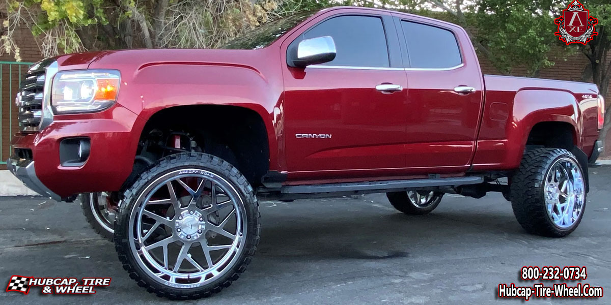 2021 gmc canyon axe off road nemesis chrome 24x12 custom wheels aftermarket rims.html Chrome wheels and rims