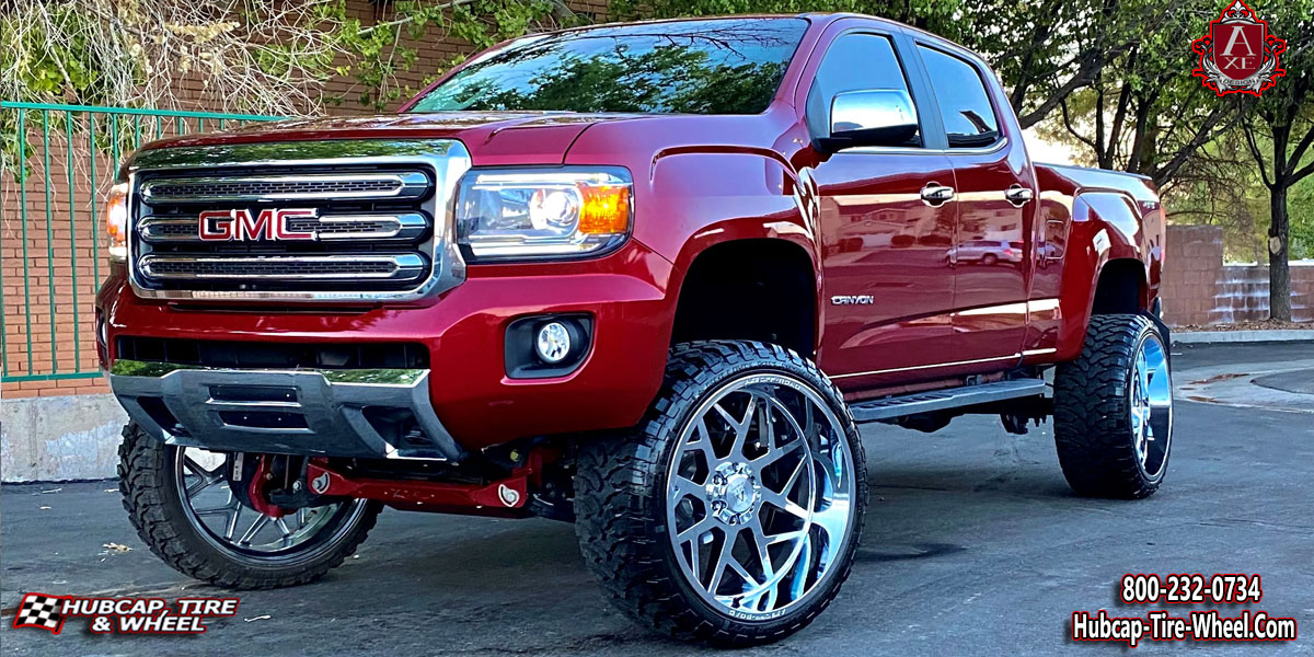 2021 gmc canyon axe off road nemesis chrome 24x12 custom wheels aftermarket rims.html Chrome wheels and rims