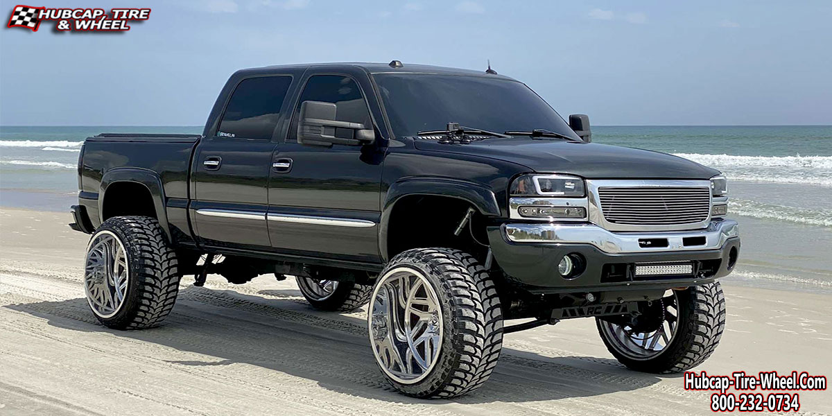 2021 gmc sierra kg1 forged yaz kf009 polished 26x16 aftermarket custom rims wheels.html Polished wheels and rims