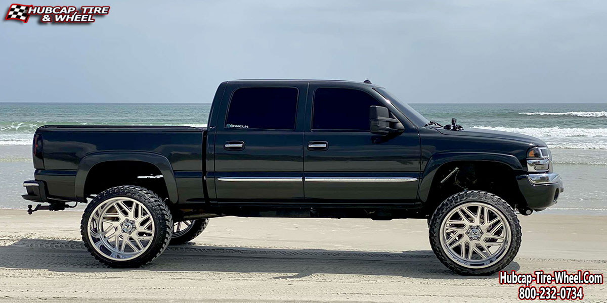 2021 gmc sierra kg1 forged yaz kf009 polished 26x16 aftermarket custom rims wheels.html Polished wheels and rims