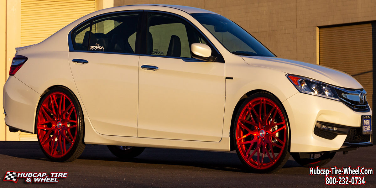 2021 honda accord shift formula candy red 22x9 aftermarket custom rims wheels.html Gloss Black wheels and rims