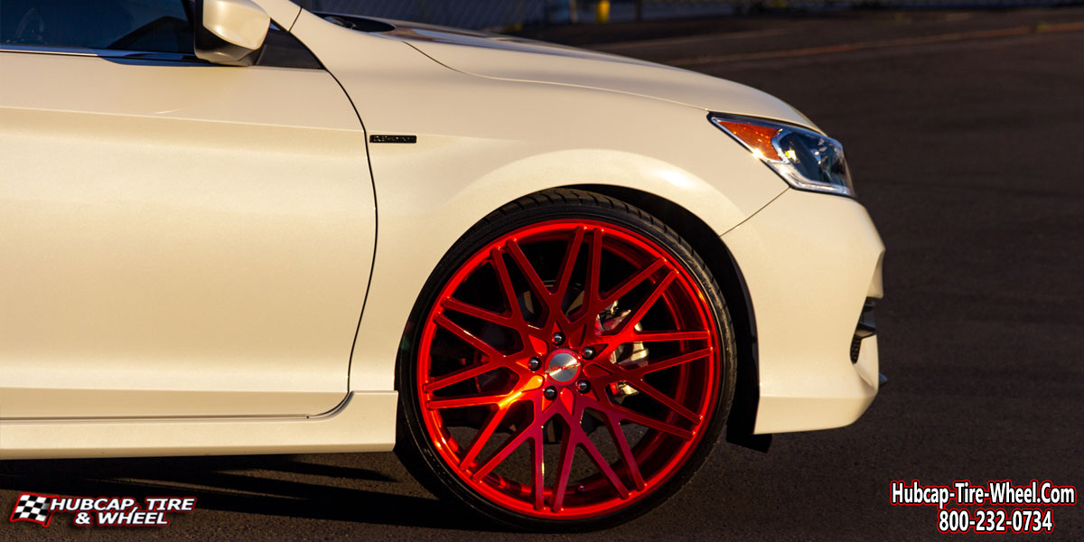 2021 honda accord shift formula candy red 22x9 aftermarket custom rims wheels.html Gloss Black wheels and rims