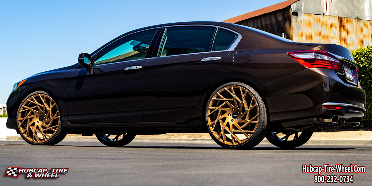 2021 honda accord strada nido bronze 20x85 aftermarket custom rims wheels.html Bronze w/ Machined Tips wheels and rims