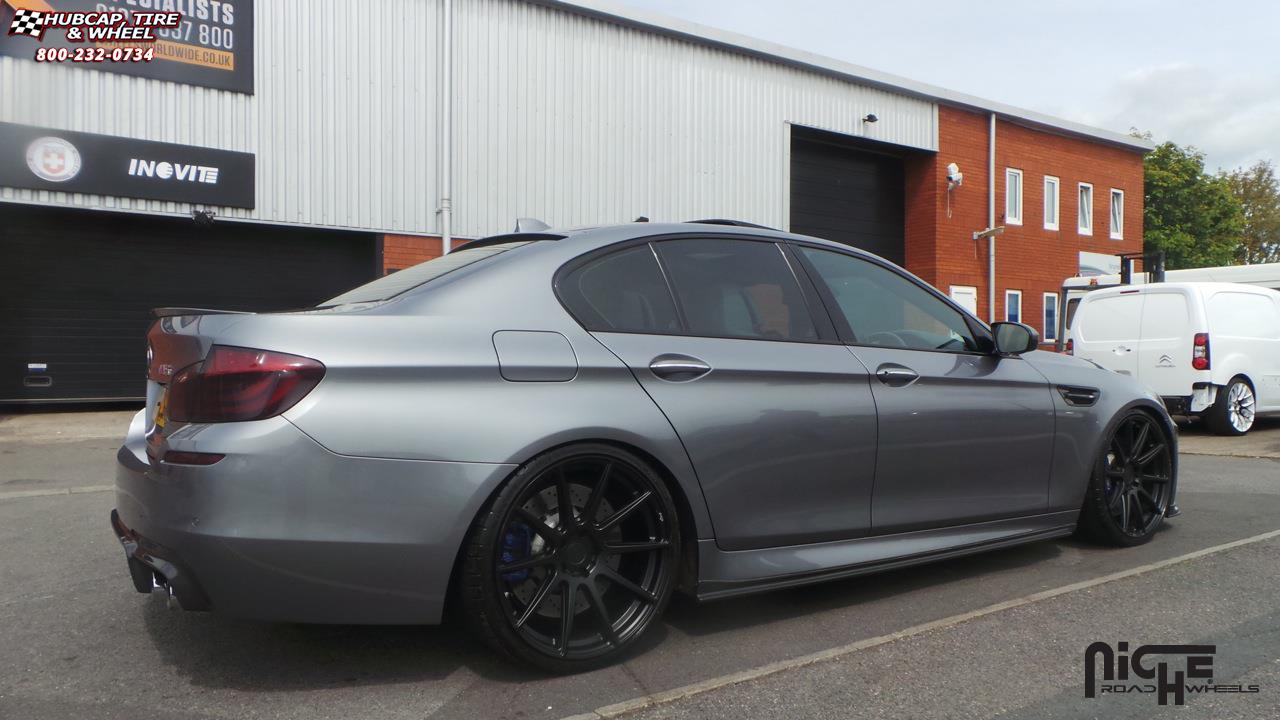 vehicle gallery/bmw m5 niche essen m147 21x9 21x105  Matte Black wheels and rims