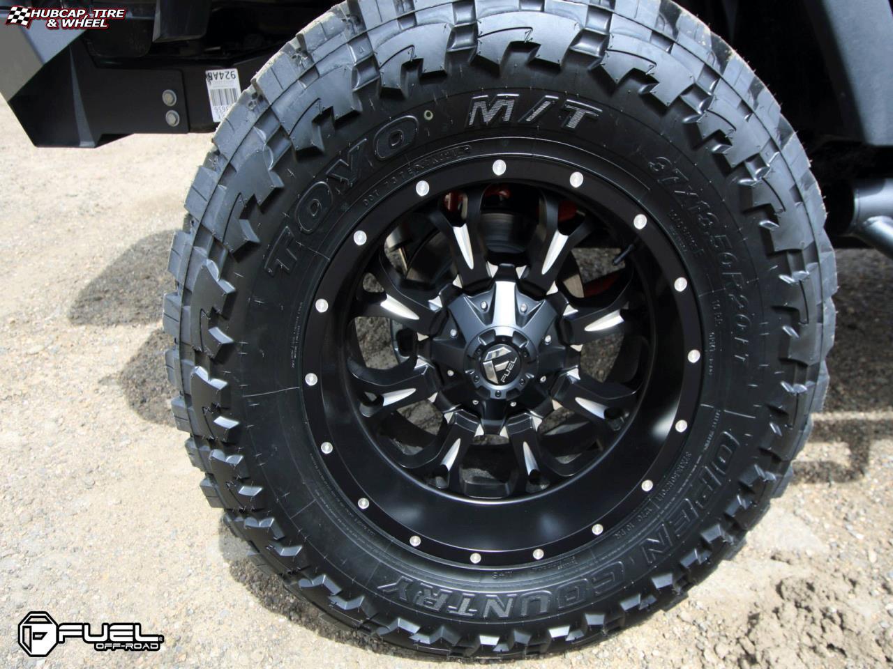 vehicle gallery/jeep wrangler fuel krank d517 20X10  Matte Black & Milled wheels and rims