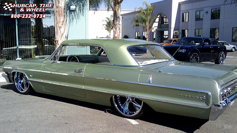 vehicle gallery/1964 chevrolet impala foose nitrous se f300  Chrome wheels and rims