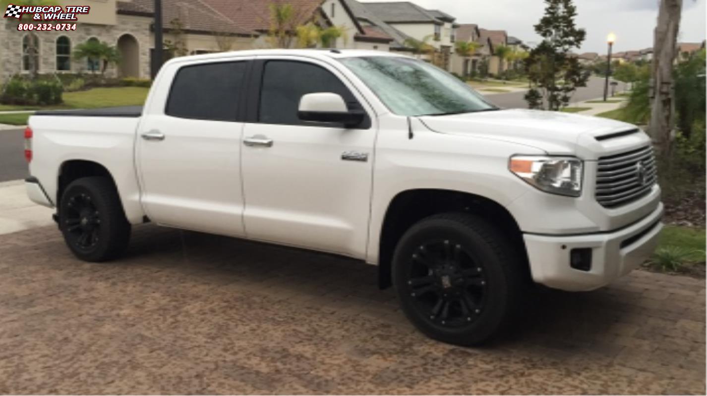 vehicle gallery/2016 toyota tundra xd series xd778 monster 20x9  Matte Black wheels and rims