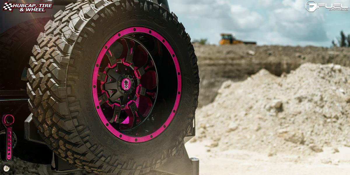 vehicle gallery/jeep wrangler fuel krank d517 20X10  Matte Black & Milled wheels and rims