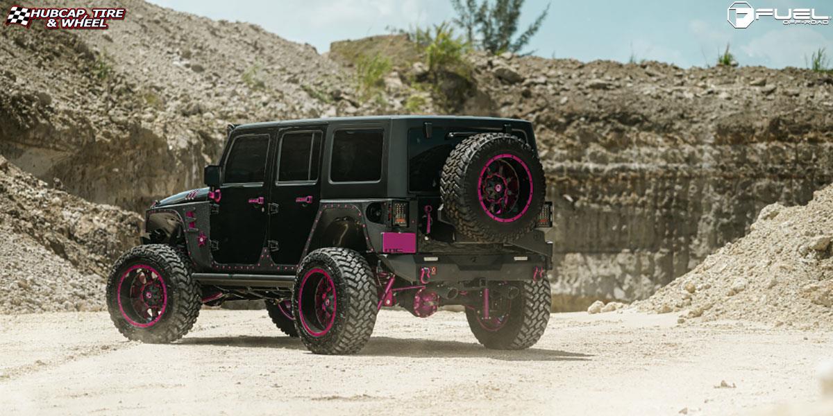 vehicle gallery/jeep wrangler fuel krank d517 20X10  Matte Black & Milled wheels and rims