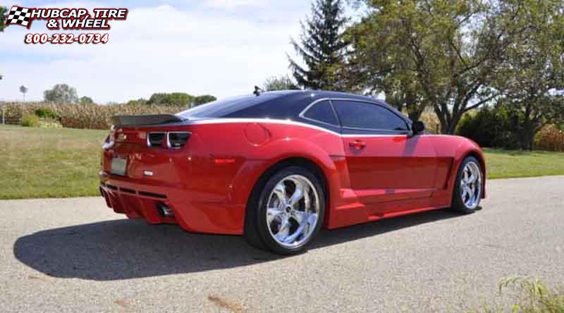vehicle gallery/2010 chevrolet camaro foose nitrous se f300  Chrome wheels and rims