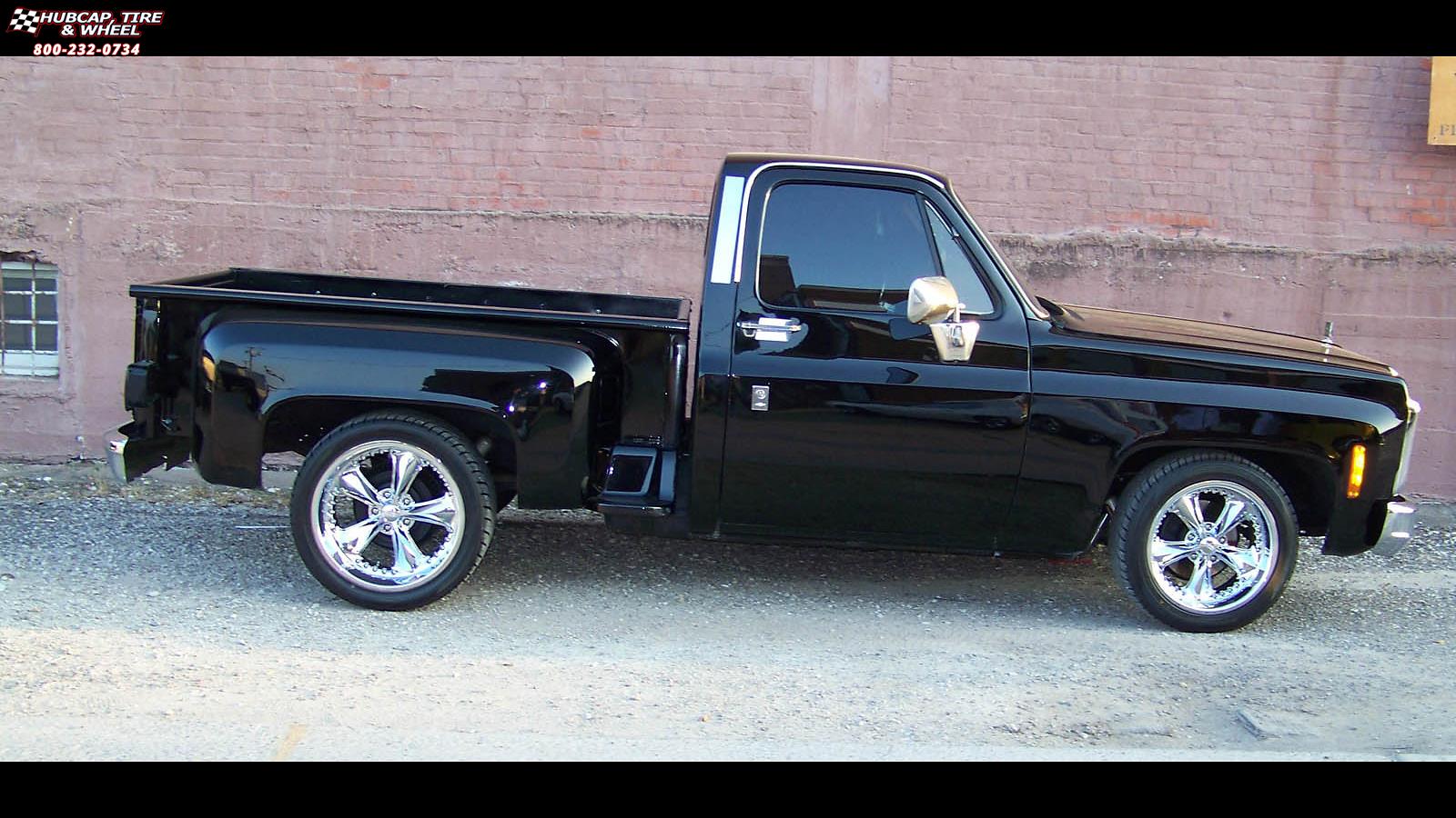 vehicle gallery/chevrolet custom foose nitrous se f300  Chrome wheels and rims