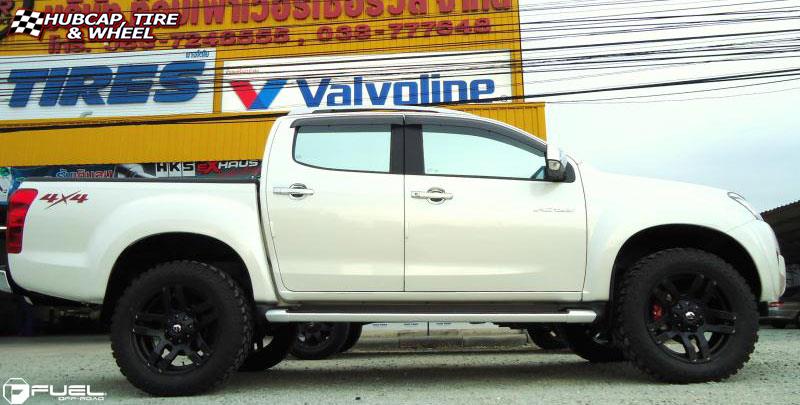 vehicle gallery/isuzu v cross fuel pump d515 20X9  Matte Black wheels and rims