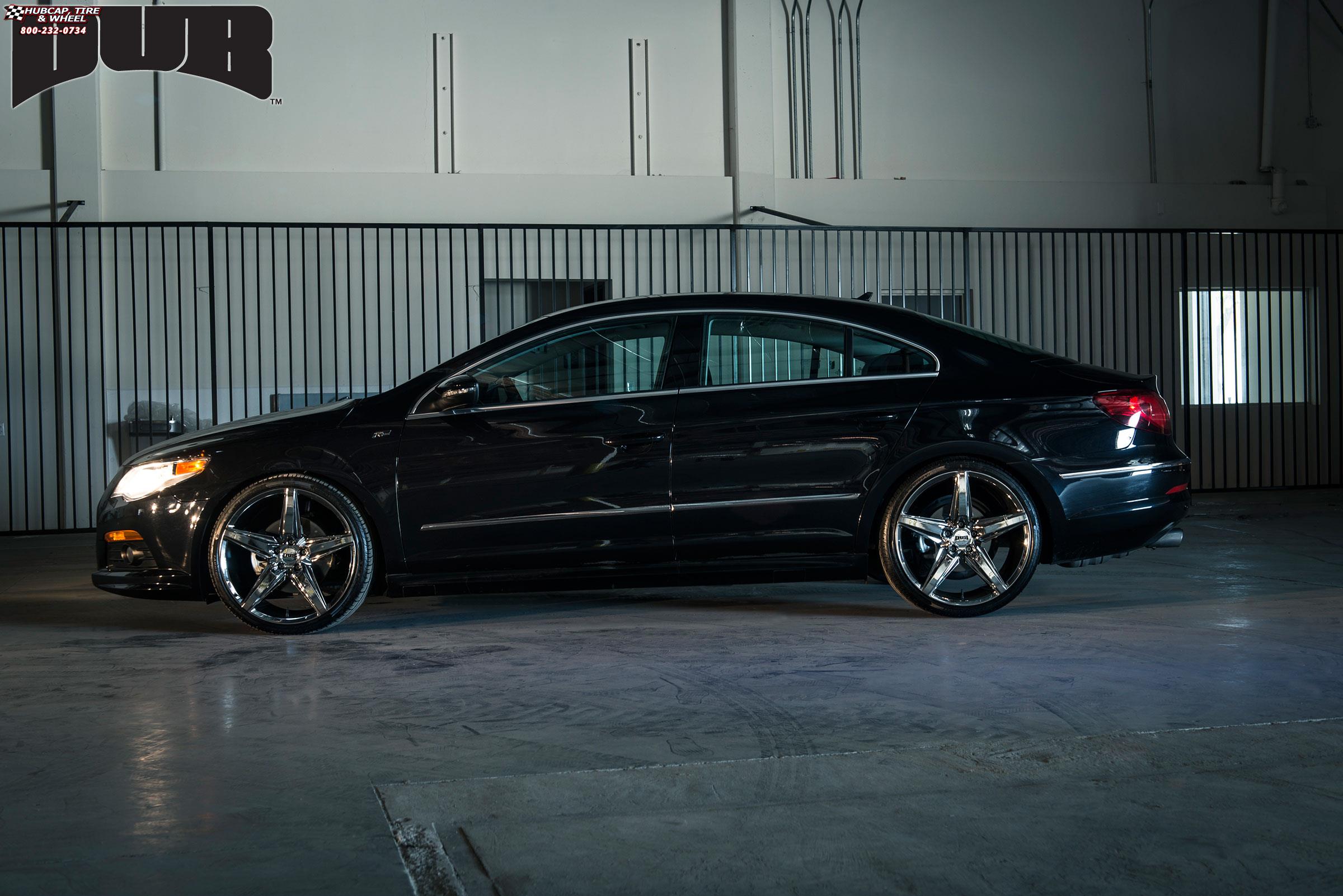 vehicle gallery/volkswagen cc dub lace s118 20X8.5  PVD Chrome wheels and rims