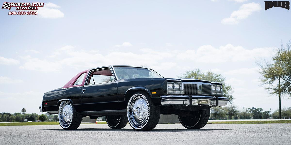vehicle gallery/oldsmobile delta 88 dub s777 bellagio 28X10  Chrome wheels and rims