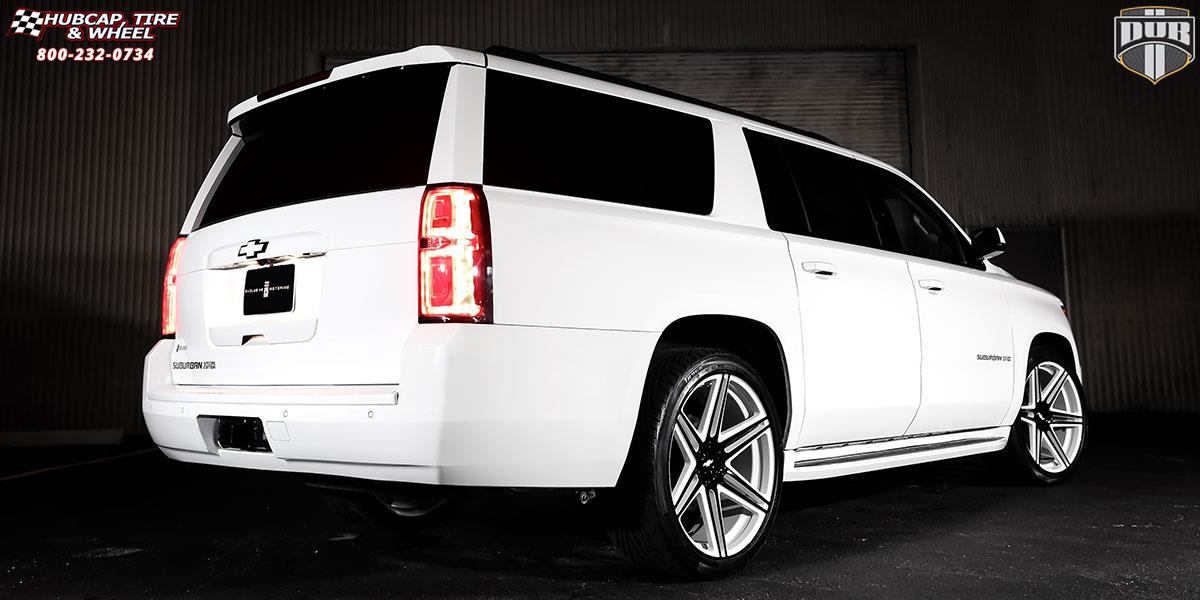 vehicle gallery/chevrolet suburban dub skillz s123 24X10  Custom Paint wheels and rims