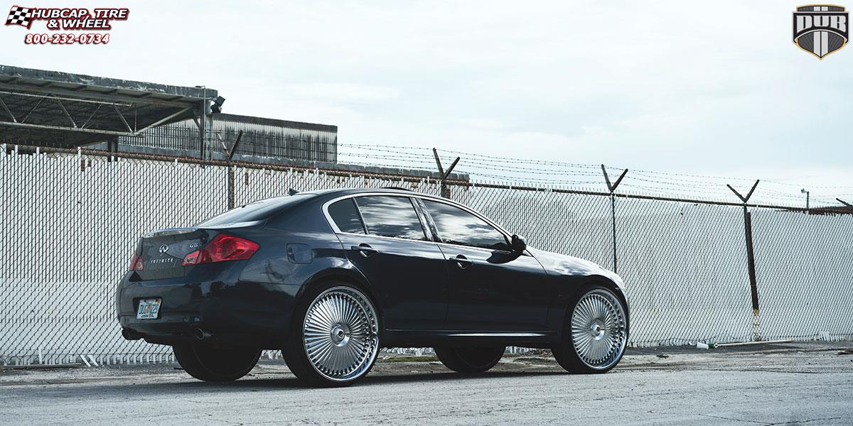 vehicle gallery/infiniti g35 dub s777 bellagio 26X9  Chrome wheels and rims