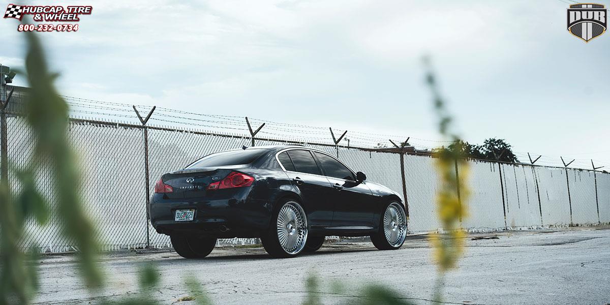 vehicle gallery/infiniti g35 dub s777 bellagio 26X9  Chrome wheels and rims