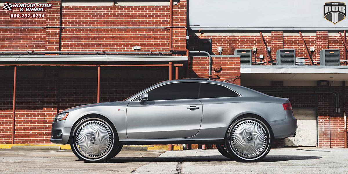 vehicle gallery/audi a5 quattro dub s713 diragio 28X10  Chrome wheels and rims