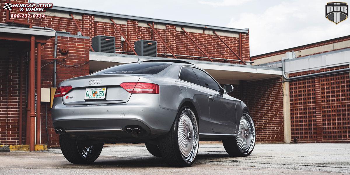 vehicle gallery/audi a5 quattro dub s713 diragio 28X10  Chrome wheels and rims