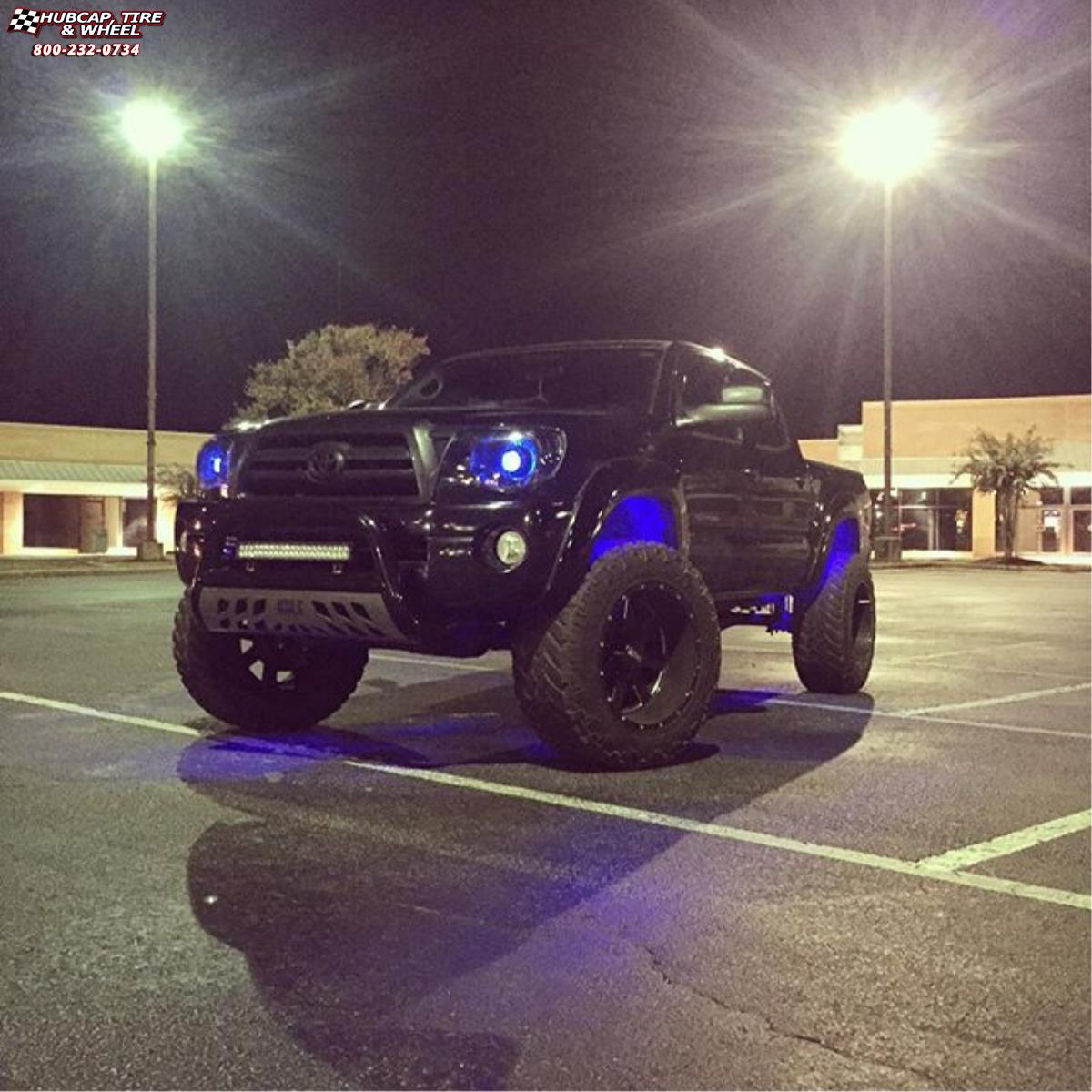 vehicle gallery/2013 toyota tacoma moto metal mo962  Gloss Black & Milled wheels and rims