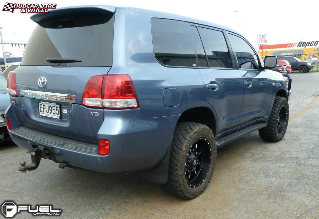 vehicle gallery/toyota land cruiser fuel krank d517 20X10  Matte Black & Milled wheels and rims