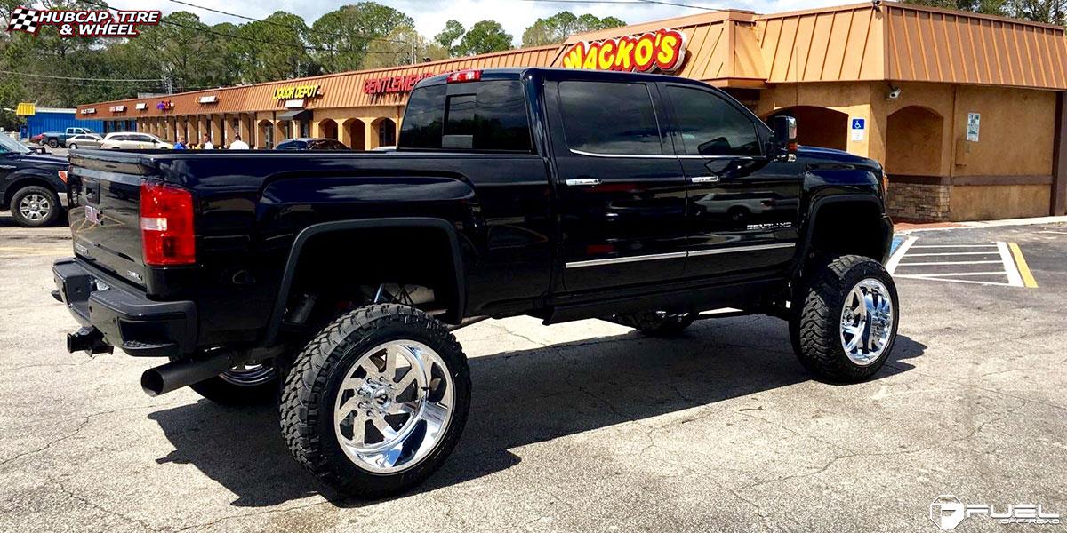 vehicle gallery/gmc sierra 2500 hd fuel forged ff03 24X14  Polished or Custom Painted wheels and rims