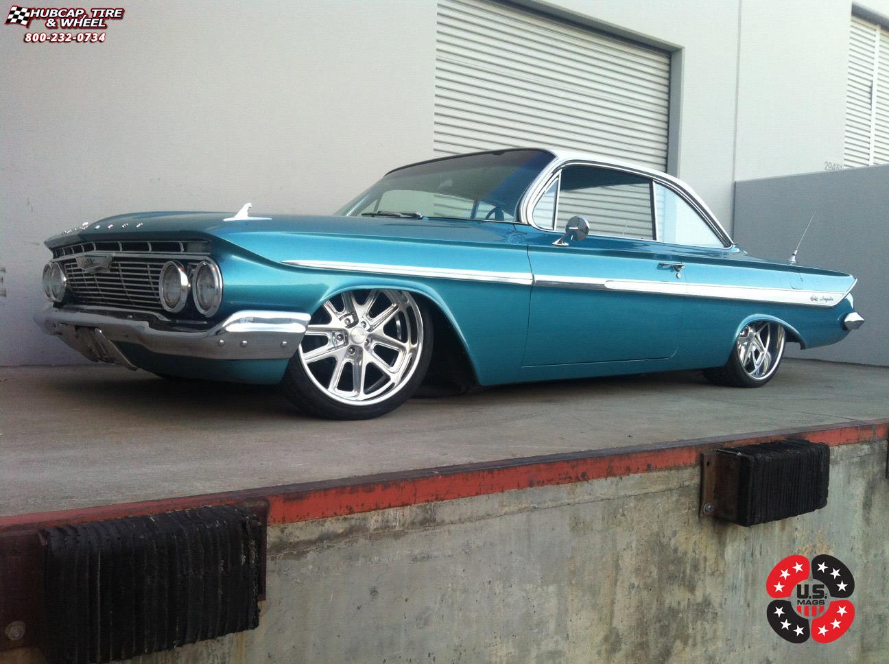 vehicle gallery/chevrolet impala us mags m one u424 20X9  Brushed w/ Polished Windows wheels and rims