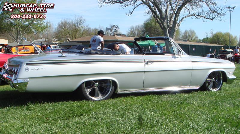 vehicle gallery/1962 chevrolet impala foose nitrous se f300  Chrome wheels and rims