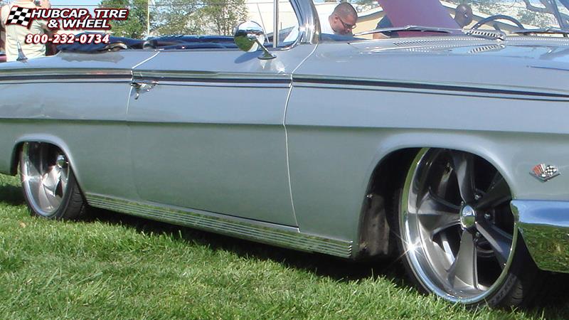 vehicle gallery/1962 chevrolet impala foose nitrous se f300  Chrome wheels and rims
