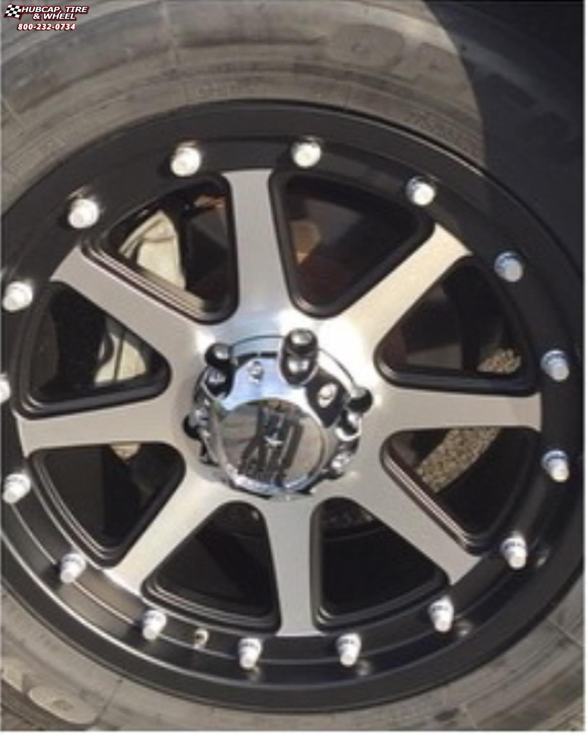 vehicle gallery/toyota 4runner xd series xd798 addict  Matte Black Machined wheels and rims