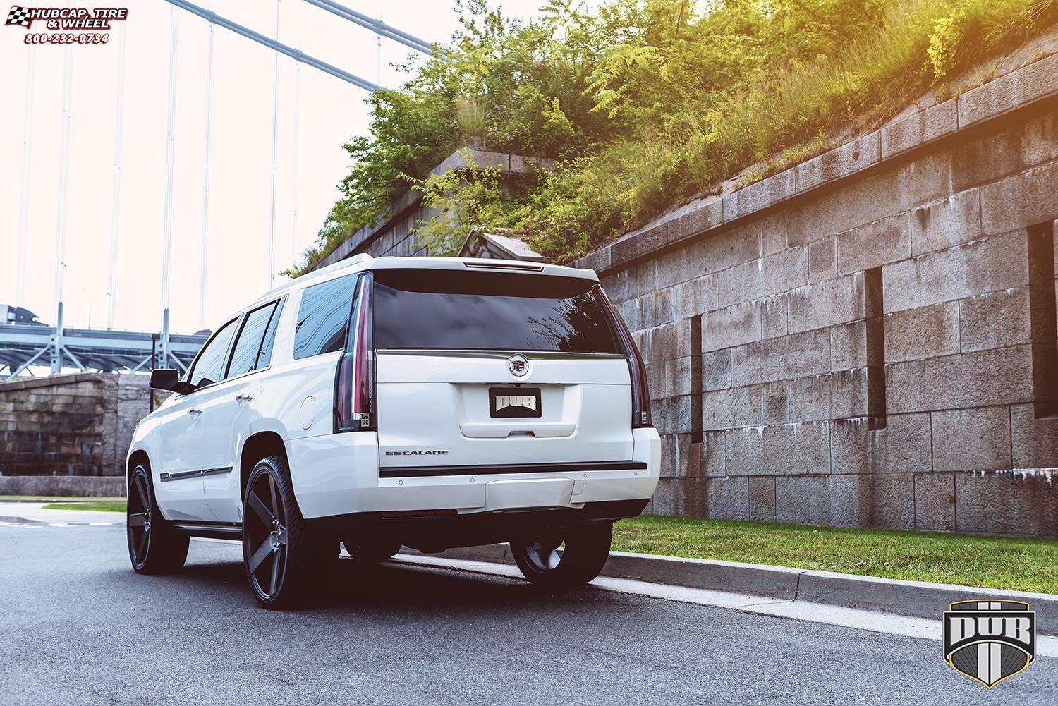 vehicle gallery/cadillac escalade dub baller s116 26X10  Black & Machined with Dark Tint wheels and rims