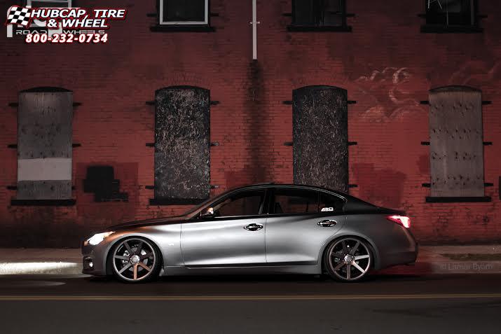 vehicle gallery/infiniti q50 niche verona m149 20x105  Anthracite wheels and rims