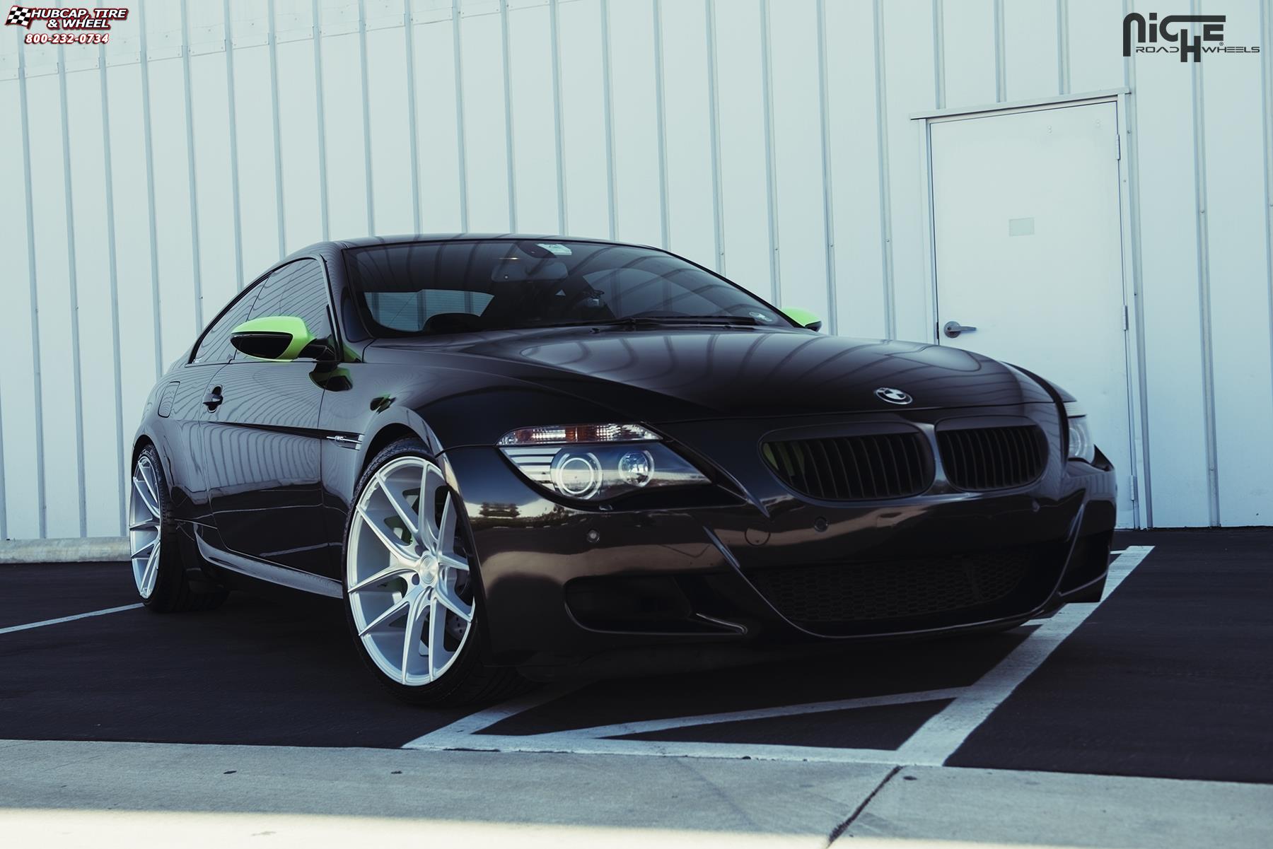vehicle gallery/bmw m6 niche targa m131 20x10  Silver & Machined wheels and rims