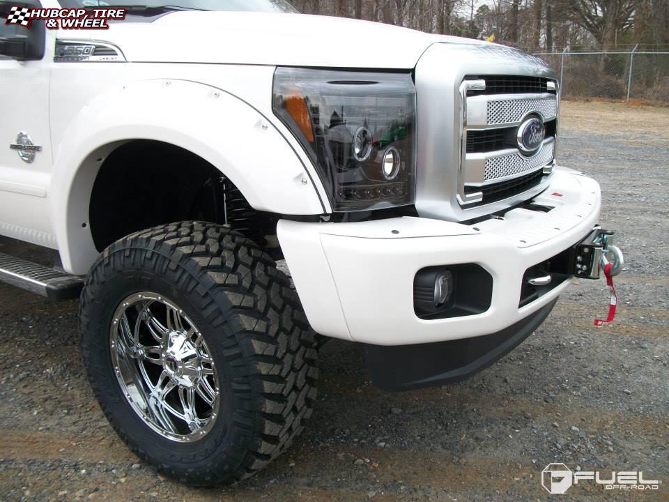 vehicle gallery/ford f 350 fuel hostage d530 20X12 Chrome wheels and rims
