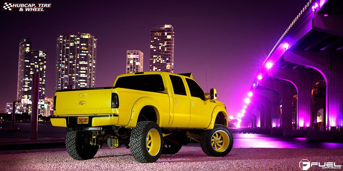 vehicle gallery/ford f 250 super duty fuel forged ff03 24X14  Polished or Custom Painted wheels and rims