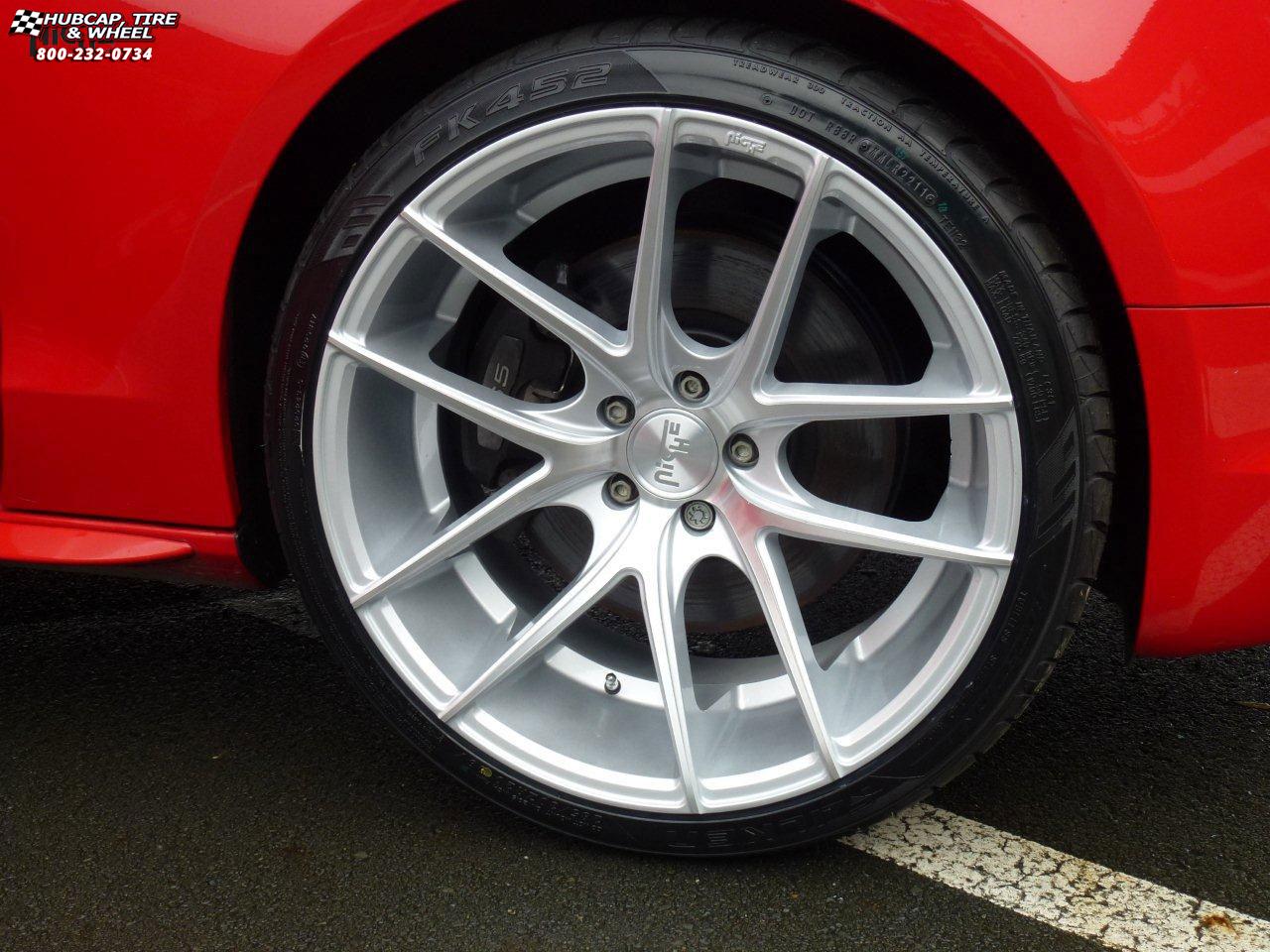 vehicle gallery/audi s5 niche targa m131  Silver & Machined wheels and rims